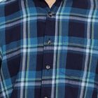 Cotton Checks Casual Shirt, Teal Blue, small image number null