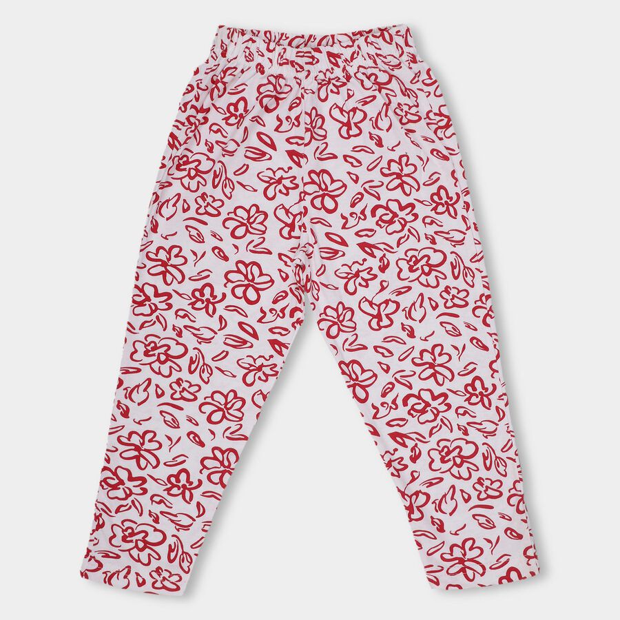 Girls' Pyjama, सफ़ेद, large image number null