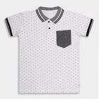 Boys' 100% Cotton Half Sleeves T-Shirt , सफ़ेद, small image number null