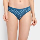 Ladies' 100% Cotton Panty, मध्यम नीला, small image number null