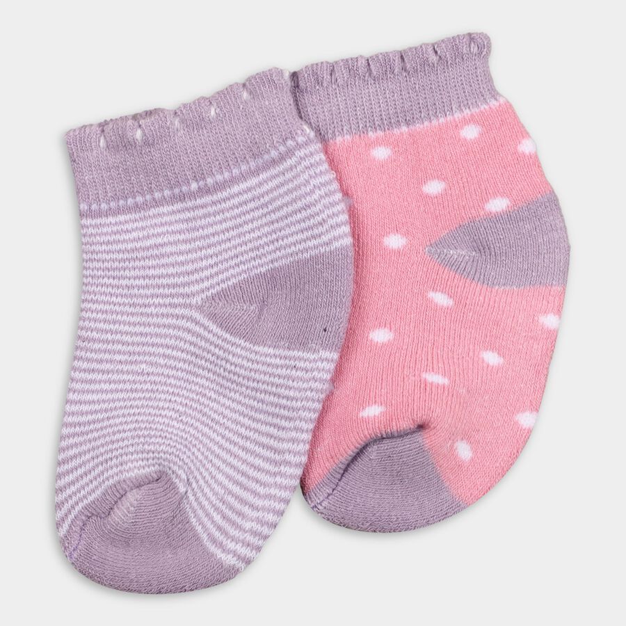 Infants' Socks (Pack of 2), Lilac, large image number null