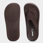 Women's Brown Platform Flip-Flops, भूरा, small