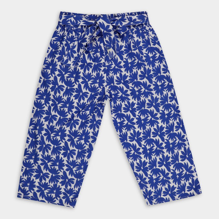 Girls' Capris , Mid Blue, large image number null
