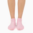 Women's Gray and Pink Ankle Length Graphic and Striped Socks Pack of 3, Assorted, small