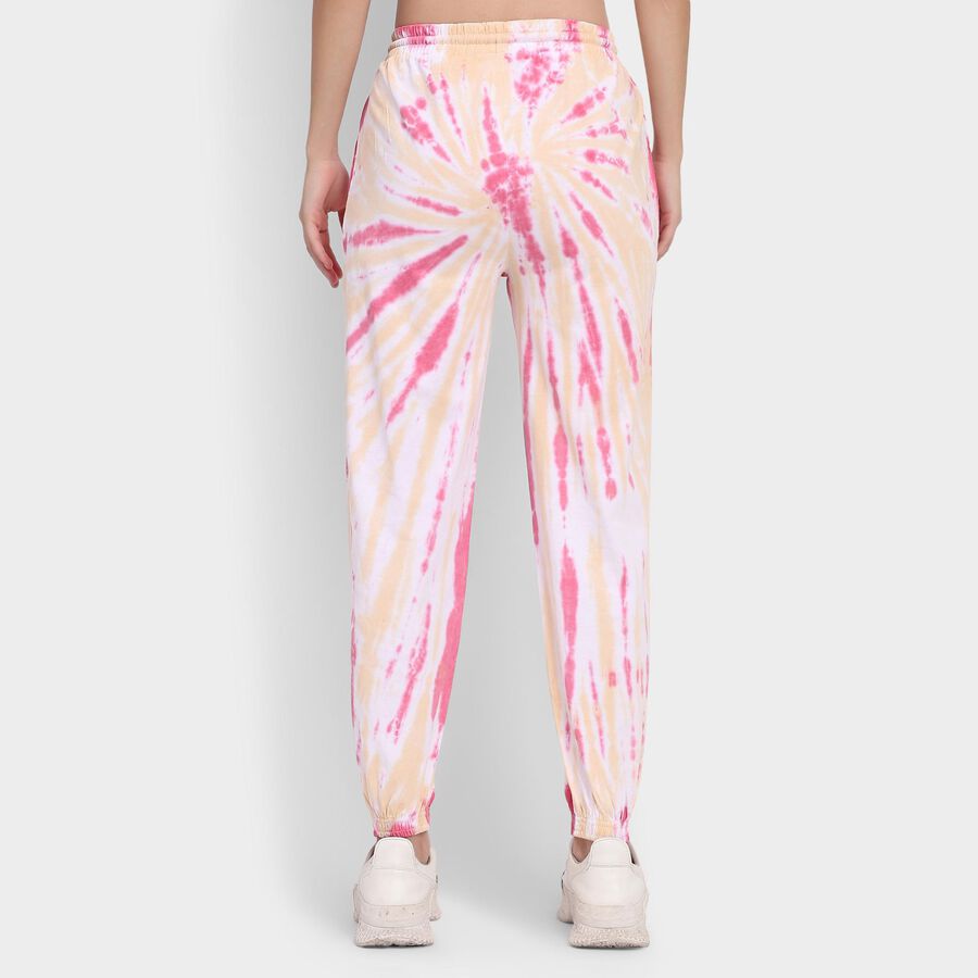 Ladies' 100% Cotton Track Pants , रानी (फ्यूशिया), large image number null