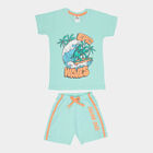 Boys Cotton Baba Suit, Light Blue, small image number null