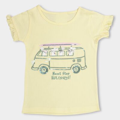 Girls' 100% Cotton T-Shirt