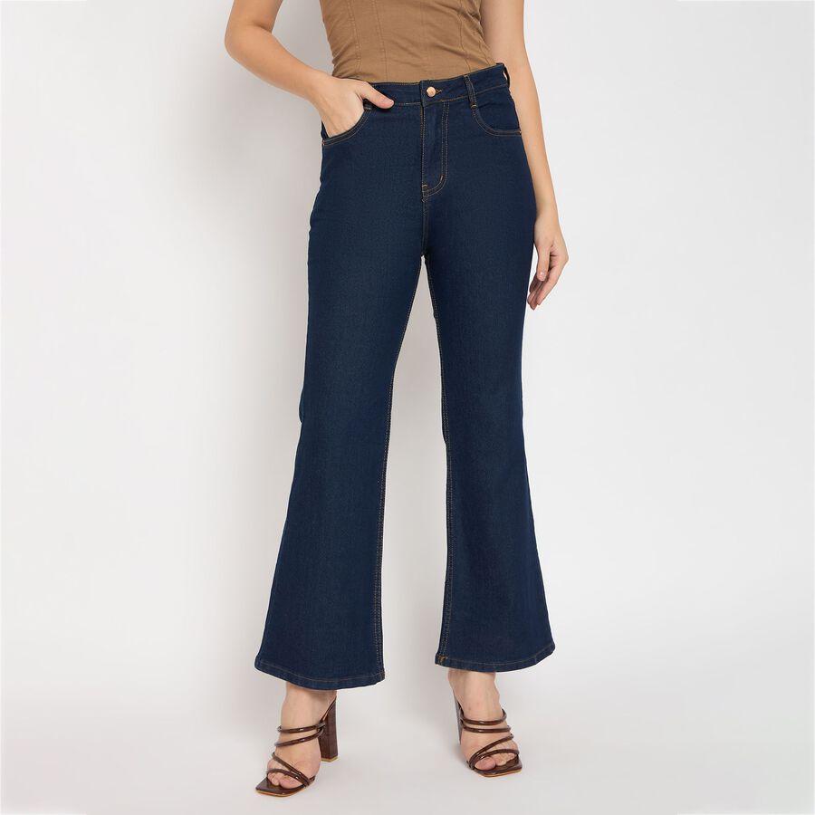 Ladies' Jeans, Dark Blue, large image number null