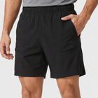 Men's Black Regular Fit Sports Shorts, Black, small
