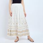 Ladies' Lehenga Skirt , ऑफ व्हाइट, small image number null