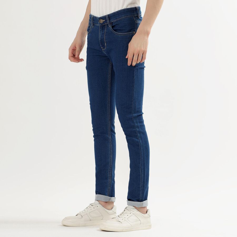 Men's Skinny Jeans, Mid Blue, large image number null