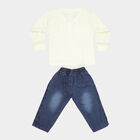 Infants Cotton Baba Suit, Yellow, small image number null