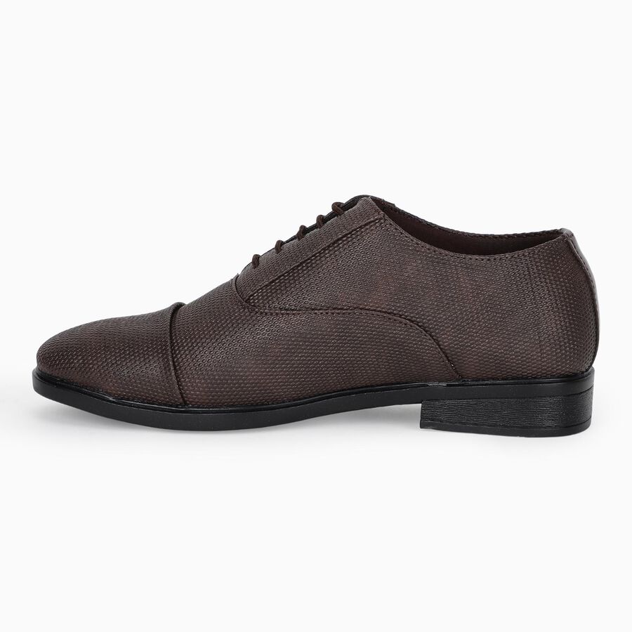 Men's Formal Shoes, भूरा, large