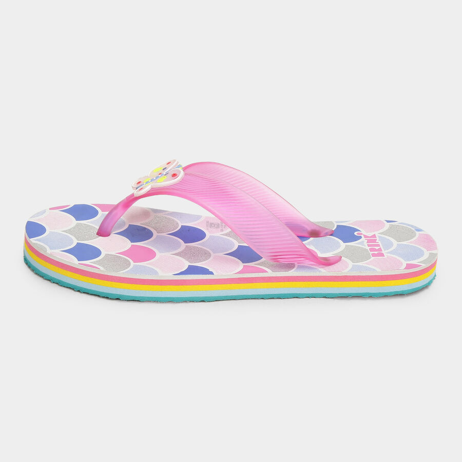Kids' Slippers, Pink, large image number null