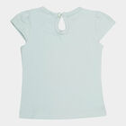 Infants Cotton Printed T-Shirt, Light Green, small image number null