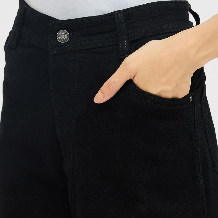 Ladies' Jeans, Black, large image number null