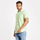 Cotton Solid Casual Shirt, Light Green, small image number null