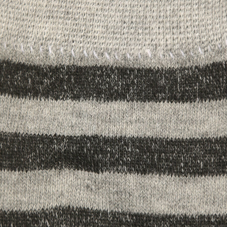 Cotton Spandex Jacquard Socks, Black, large image number null