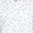 Cotton Printed Casual Shirt, White, small image number null