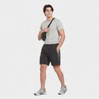Men's Olive Regular Fit Athletic Printed Bermuda Shorts, Olive, small