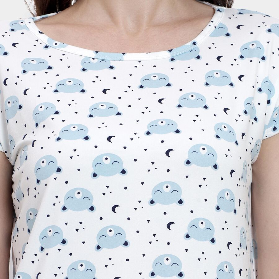 Ladies' Nighty, सफ़ेद, large image number null