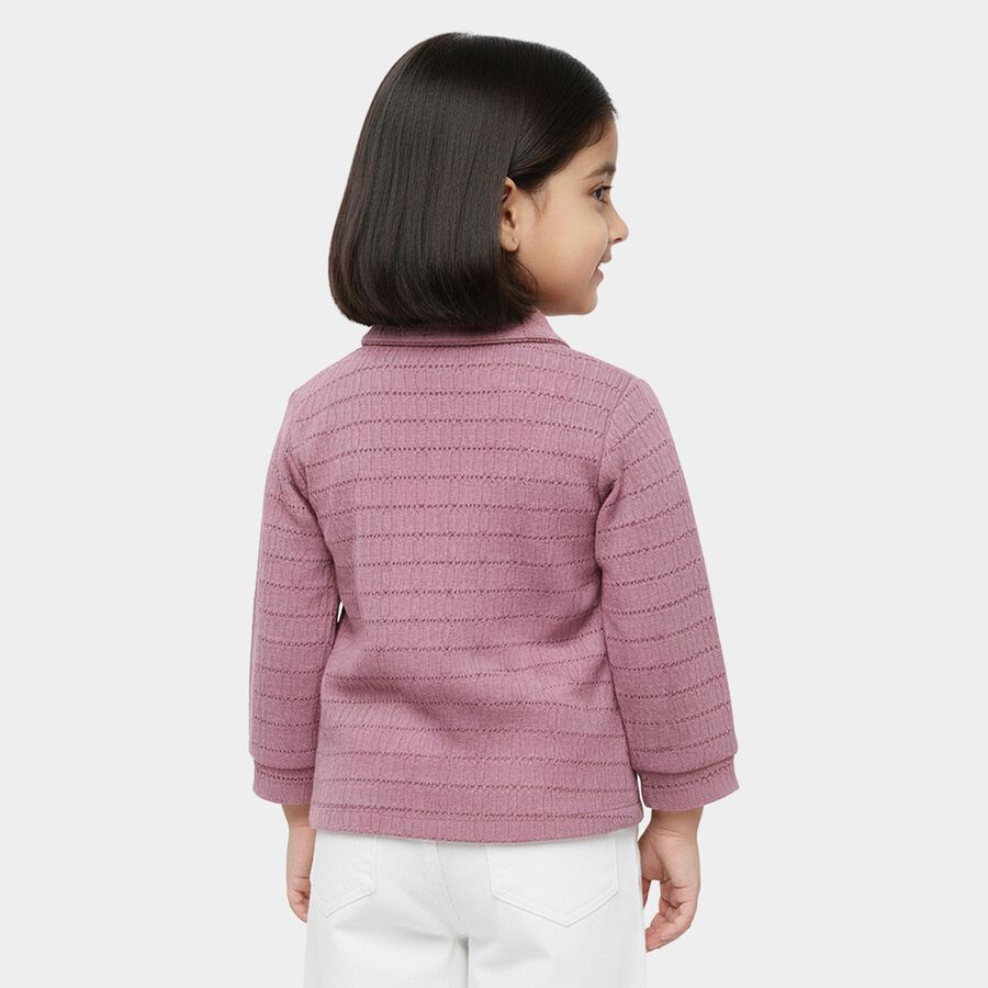 Girls' T-Shirt, हल्का गुलाबी, large