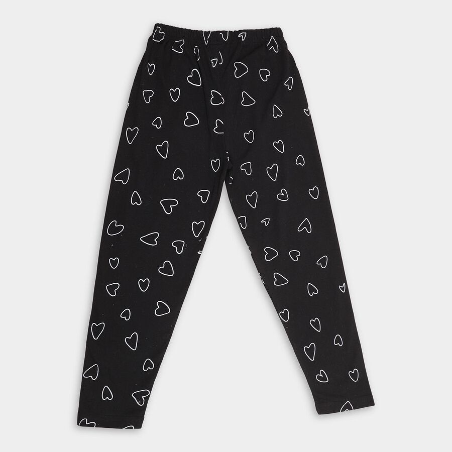Girls' Pyjamas, काला, large image number null
