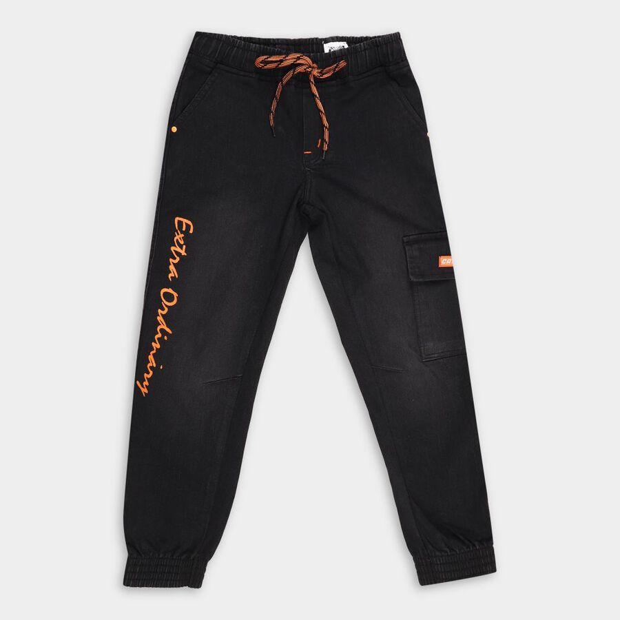Boys' Jeans, काला, large image number null