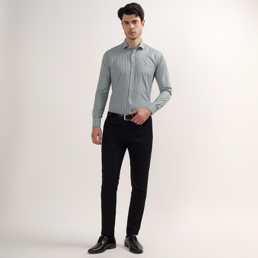 Men's Formal Shirt, Light Green, large image number null