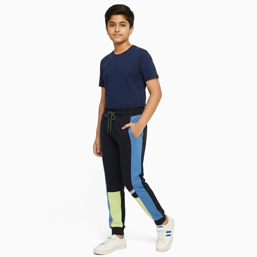 Boys' Pyjama, Navy Blue, large image number null