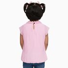 Girls' T-Shirt, हल्का गुलाबी, small