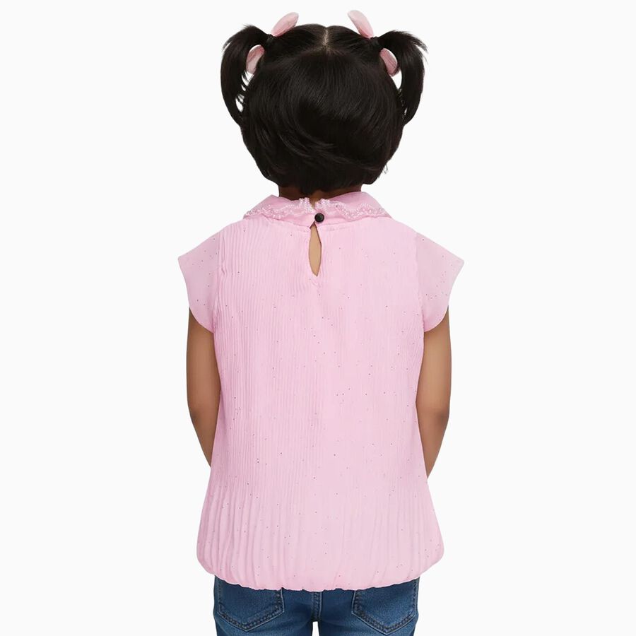 Girls' T-Shirt, हल्का गुलाबी, large