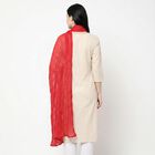 Women's Fuchsia Solid Dupatta, Fuchsia, small
