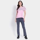 Ladies' Round Neck T-Shirt, Pink, small image number null