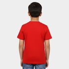 Boys' Half Sleeves T-Shirt, लाल, small