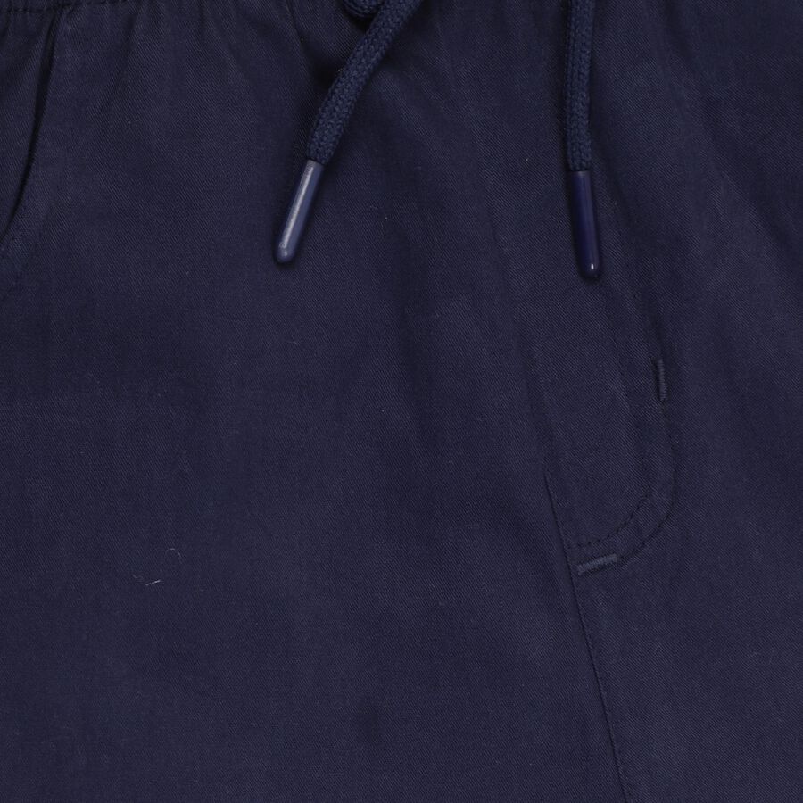 Boys' 100% Cotton Trousers , नेवी ब्लू, large image number null