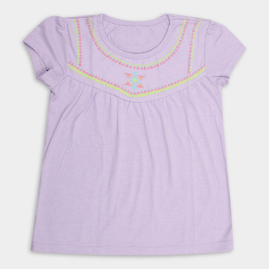 Girls' T-Shirt , Lilac, large image number null