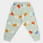 Unisex Light Sage Green Jogger Fit Rib Waist Pyjama, Light Green, small image number null