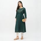 Ladies' Kurta, Dark Green, small image number null
