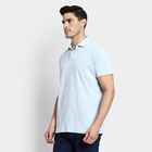 Men's 100% Cotton Polo Shirt, Light Blue, small image number null