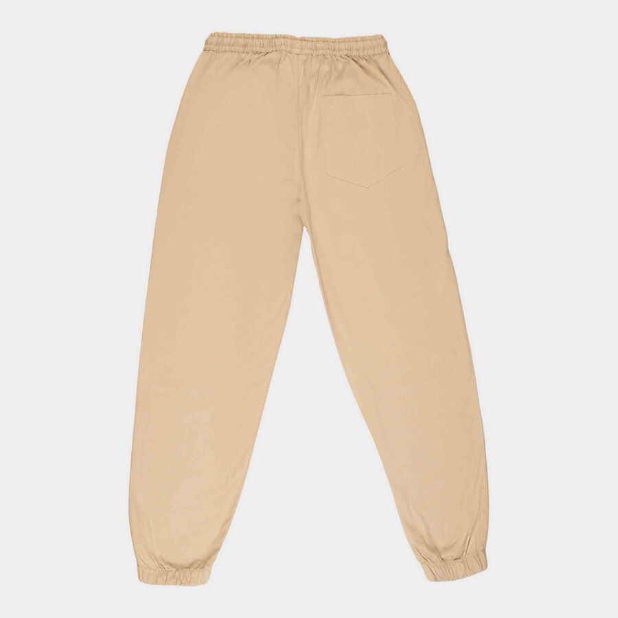 Solid Trousers, Beige, large image number null
