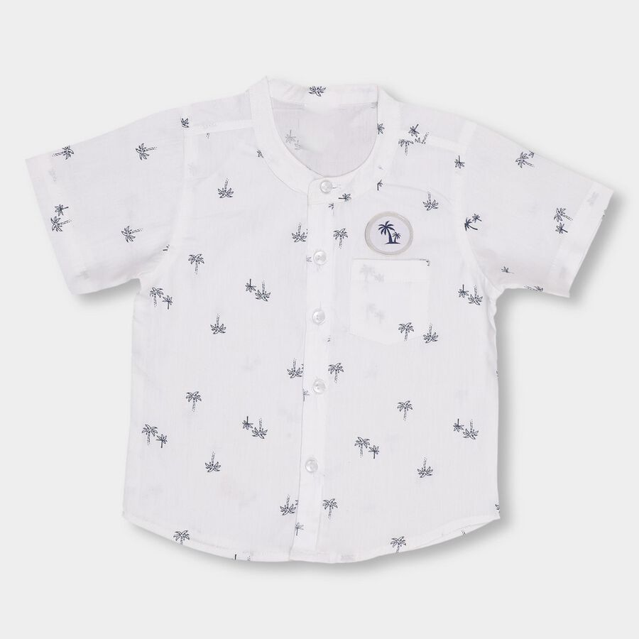 Infants' 100% Cotton Shirt, सफ़ेद, large image number null
