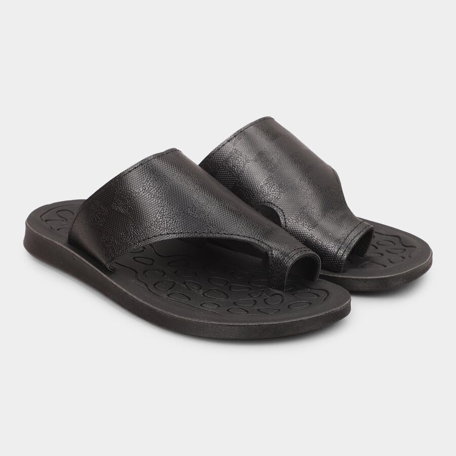 Men's Sandal, काला, large image number null