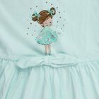 Girls' Frock, Light Green, small