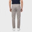 Men's Beige Slim Fit Jogger, गहरा पीला, small