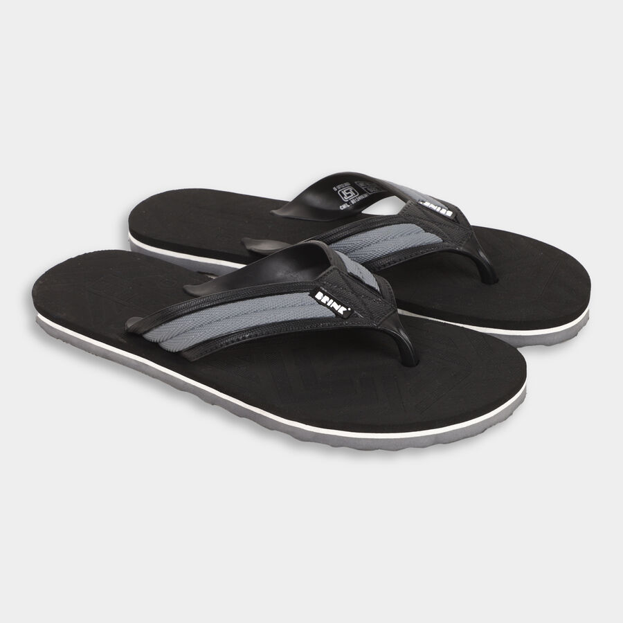 Men's Slippers, Black, large