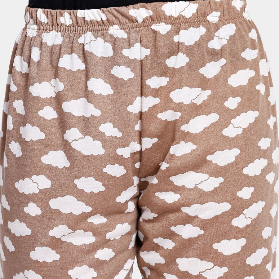 Ladies' Pyjama, Brown, large image number null