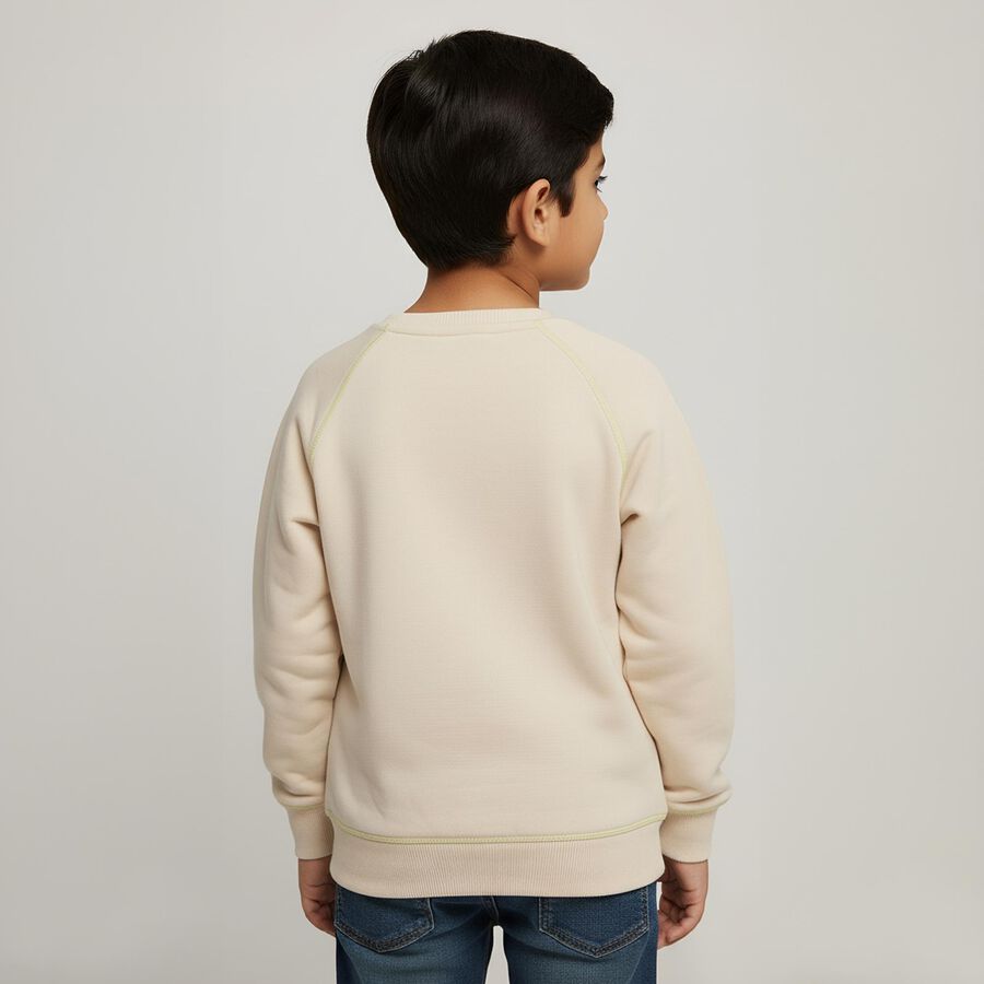Boys' Sweatshirt, गहरा पीला, large image number null