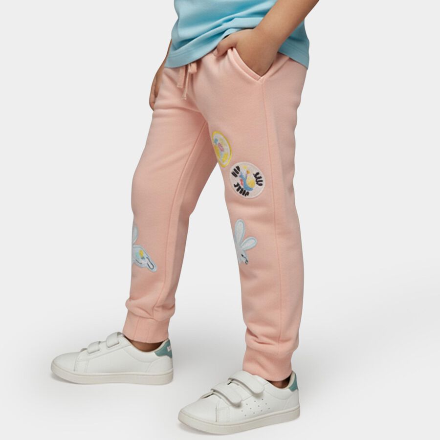 Girls' Pyjama, पीच, large image number null