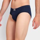 Men's 100% Cotton Briefs, Navy Blue, small image number null